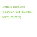 100 Bene Sichthüllen Din A4 Farbsortiert Glatt 0,15 Mm 205000SO (5902812137279)