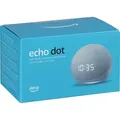 Amazon Echo Dot 4 blaugrau Assistant Speaker mit Uhr - Blau