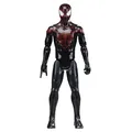 Marvel Spider-Man Titan Serie Miles Morales Action-Figur (Skala 30 cm), Superhelden-Spielzeug für Kinder ab 4 Jahren, Schwarz