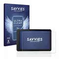 Savvies 6 Stück Schutzfolie für Garmin zumo XT2 Displayschutz-Folie Ultra-Transparent
