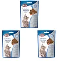 Trixie Tablettenversteck für Katzen | 3er Pack | 3 x 50 g | Ergänzungsfuttermittel für Katzen | Kann die Medikamentengabe erleichtern | Öffnung für Tabletten | Leicht verformbar