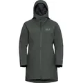 Jack Wolfskin Damen Icecape 2l Down Mantel (Größe L, gruen)