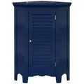 Teamson Home Midischrank, Blau, Holzwerkstoff, 63.3x81.7x43.3 cm, Badezimmer, Badezimmerschränke, Midischränke