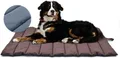Waschbare Hundematte für Unterwegs - Antistatik und Große Reisedecke 110x68 cm