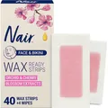 Nair Wax Ready-Strips for Face and Bikini, 40 Count by Nair