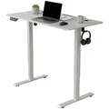 Juskys Schreibtisch, Weiß, Holz, 120x117x60 cm, Arbeitszimmer, Schreibtische, Bürotische