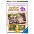 Ravensburger my first puzzles Lotta auf dem Bauernhof Puzzle Kinder 3 x 6 Teile