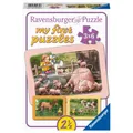 Ravensburger 5679 Puzzle Lotta auf dem Bauernhof 3x6 Teile