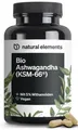 natural elements Bio-Ashwagandha – KSM-66® Premiumrohstoff –5% Withanolid-Gehalt