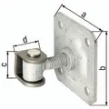GAH Torband 100x100x37x30mm Stahl roh (418397)