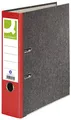 Q-Connect Wolkenmarmor-Ordner - A4, 80 mm, rot KF18715