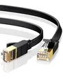 Ugreen CAT.7 Ethernet Kabel Lan Patchkabel Gigabit 1m Flach Netzwerkkabel/Ultra Durable High Performance Ethernet Kupferkabel RJ45,Cat 7,S/FTP PIMF Molded Netzwerkkabel Stranded Kuper für Switch/Router/Modem/Patchpannel/Access Point/Patchfelder