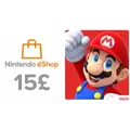 Nintendo eShop Karte 15£
