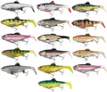 Fox Rage Replicant Shallow - Gummifisch, Farbe:super natural rainbow trout, Länge / Gewicht:23cm - 125g