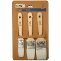 Trendline - Acryl-pinselset 3 Tlg Lackierpinsel Flachpinsel Pinselsatz
