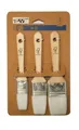 TrendLine Acryl-Pinselset 3 tlg Lackierpinsel Flachpinsel Pinselsatz