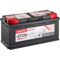 Accurat Semi Traction ST120 AGM Batterie - 12V, 120Ah, zyklenfest, bis 30% mehr Kapazität - VRLA Versorgungsbatterie, Bootsbatterie, Solarbatterie, Aufbaubatterie für Wohnwagen, Wohnmobil, Camper