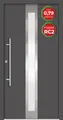 Splendoor Haustür Passivedoor Premium B01 RC2 Anthrazit DIN Links 110 x 210 cm