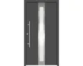 Splendoor Haustür ATHENE Aluminium 1100x2100 mm Anthrazitgrau DIN Links (nach in