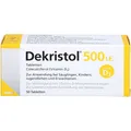 MIBE GmbH Arzneimittel DEKRISTOL 500 I.E. Tabletten 50 St.