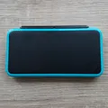 New Nintendo 2DS XL Konsole Türkis Schwarz Blau Handheld (GUT)