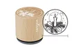 Woodies COLOP Holz-Stempel - Kerze - Abdruckgröße 30 mm