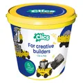 CLICS Eimer Baustelle Builders Baufahrzeug STEM MINT Spielzeug Clicks Bausteine