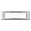KNOBLOCH Namensschild für Briefkasten-Anlagen 74,4 x 22 mm transparent aus Kunststoff
