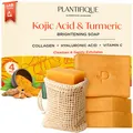 Turmeric and Kojic Acid Soap  4 Kurkuma Seifen für Gesicht, Hyperpigmentierun...