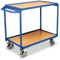 VARIOfit SW-500.501 Tischwagen Stahl pulverbeschichtet Traglast (max.): 250kg Enzianblau (RAL 5010)