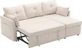 Modulares Sektionssofa,L-förmige modulare Couch mit umkehrbarem Chaiselongue Modulares Sofa Sektionssofa mit Stauraumsitzen