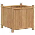 vidaXL Pflanzkübel, Hochbeet für Garten Balkon Terrasse, Pflanzkasten Blumenkasten Erhöhtes Design, Blumenkübel Pflanzbeet Gemüsebeet, Bambus