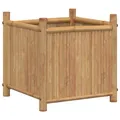 Pflanzkübel Blumenkübel Pflanzcontainer Pflanzgefäße 40x40x40 Cm Bambus