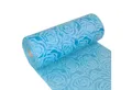 Deko AS Dekoobjekt Dekoflor® 300mm x 5m Tischläufer Rosenmuster blau Deko Tischband mit