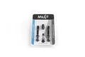 milKit Bike Tubeless Presta Valve Stem Black - Tubeless Tire Valve Cores and Valve Core Removal Tool Are Included - Pack of 2 (35mm)