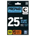 congstar Prepaid ALLNET M | SIM-Karte ohne Vertrag | 5G mit 25 Mbit/s
