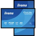 Iiyama ProLite Digital Signage Display EEK: G (A - G) 108 cm (42.5 Zoll) 3840 x 2160 Pixel 24/7 Android, Touchscreen, Kiosk-Modus