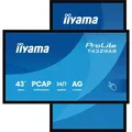 iiyama T4329AS-B1AG Computerbildschirm 108 cm (42.5") 3840 x 2160 Pixel 4K Ultra HD LED Touchscreen Schwarz