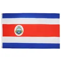 AZ FLAG - Flagge Costa Rica - 90x60 cm - Kostaricanische Fahne 100% Polyester mit Messing-Ösen - 50g