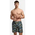 Indicode Badeshorts Herren INSandrino Schwimmshorts Männer mit superweicher Innenhose ohne aufzureiben blau XL