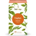 Dallmayr Tee Ceylon, Schwarzer Tee aus Sri Lanka, 50 g, 20 Pyramidenbeutel