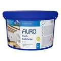 AURO Profi-Kalkfarbe Nr. 344 - 5 Liter dampfdiffusionsoffen, Vorbeugung gegen Schimmelbefall, geruchsabsorbierend, gute Haftung auf mineralischen Untergründen (Raufaser, Gipskartonplatten oder Lehm)