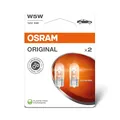 OSRAM ORIGINAL LINE 12V W5W Signallampe Glassockel Doppelblister (2 Lampen)