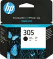 Originale HP 305 Schwarz Druckerpatrone für Deskjet 2710 272X ENVY 60XX