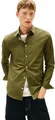 Tommy Jeans Herren TJM Original Stretch Shirt DM0DM04405 L/S Shirt, Grün (Dark Greenery), L, Grün (Dark Greenery), L