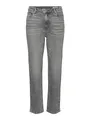 VERO MODA Damen VMLINDA HR MOM Jeans GU214 GA NOOS Hose, Medium Grey Denim, One Size