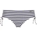 VENICE BEACH Bikinihose mit Raffung Bikini Hose Damen in white-navy s, Größe 36