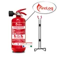 FireLoq® 2L Fettbrandlöscher ABF 8A | 70B | 40F mit Prüfnachweis, Wandhalter