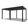 PERGOLINE Pavillon »Trumpf«, mit verschließbaren Stahl-Lamellen (Anthrazit, 3 x 5,3 m)