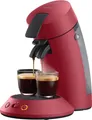 Philips Kaffeepadautomat SENSEO CSA210/90 Philips Senseo Kaffeepadmaschine, dunkelrot-matt